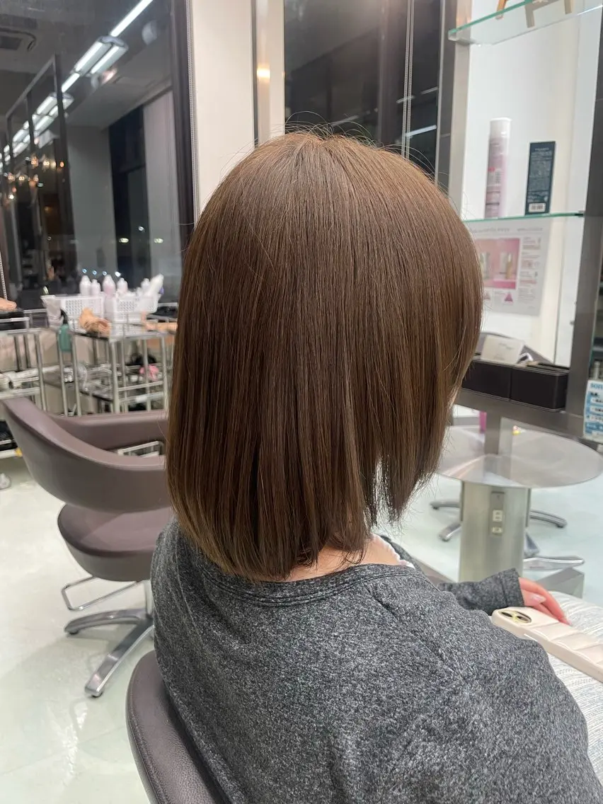 ショート カラー ブラウンカラー 透明感カラー ヘアカラー あるる/韓国風🫶 /地毛風カラー🫧のヘアスタイル