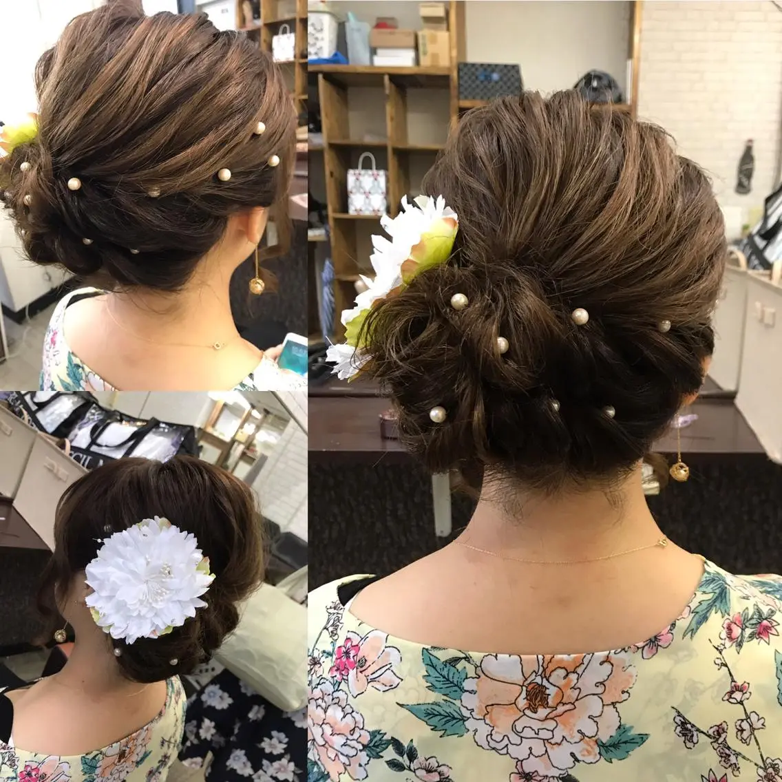 セミロング ヘアアレンジ 大賀 海夕の眉毛・アイブロウイメージ