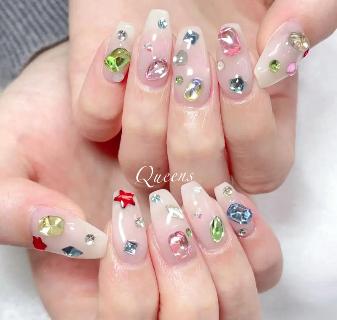ネイル ハンドネイル Queen's ゆなのネイルデザイン
