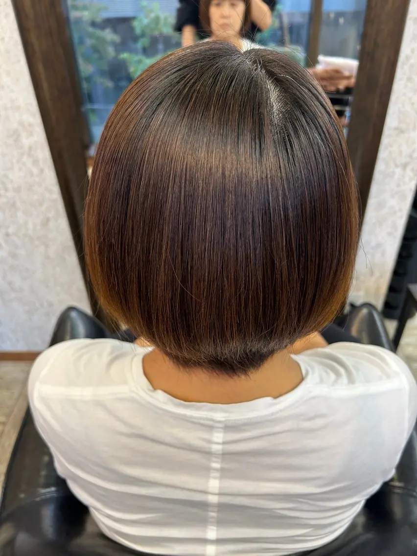 ショート 縮毛矯正 🌻柳谷 心渚🌻のヘアスタイル