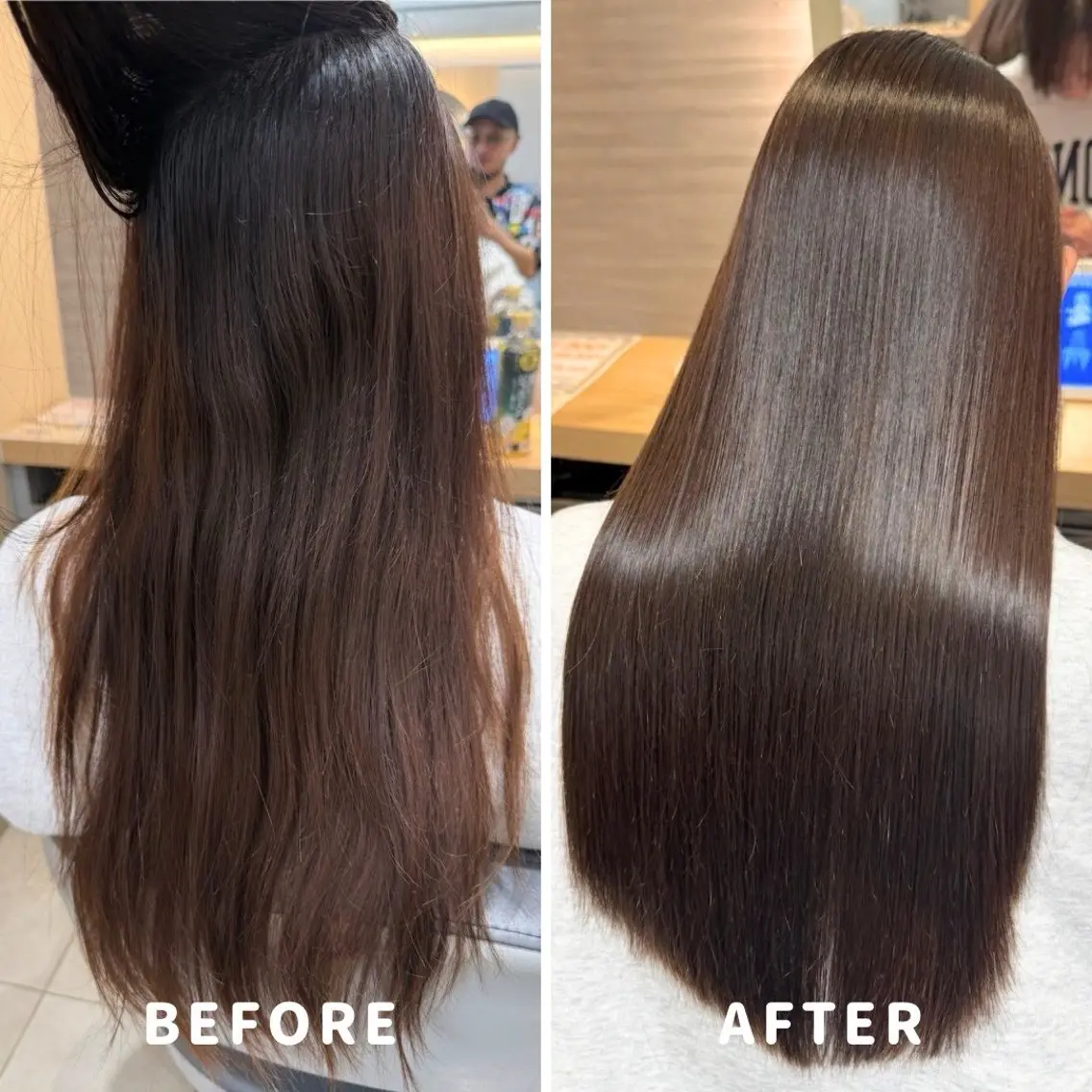 セミロング 髪質改善 トリートメント 岡田 悠馬のヘアスタイル