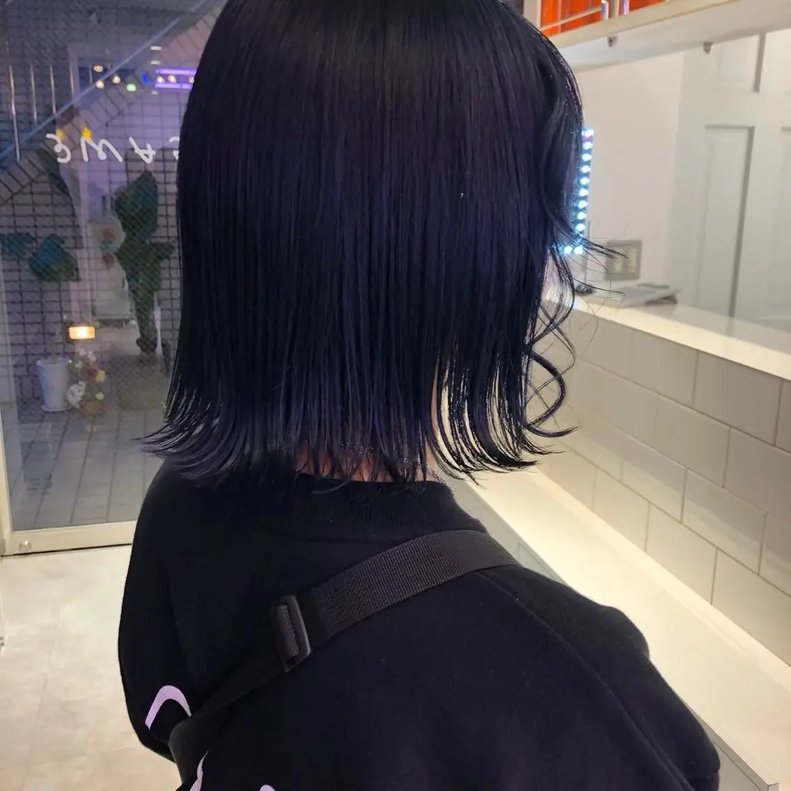 カラー ブリーチ 透明感カラー ネイビーカラー オレンジ ピンクカラー ヘアカラー トリートメント 🍒似合わせ×ハイト ーン/ユリナ🍒のヘアスタイル
