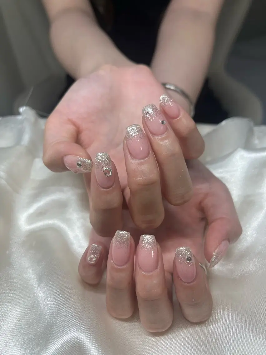 ネイル 韓国ネイル 持ち込み ニュアンスネイル ネイルチップ ROSE ANA CHUO 本川越のネイルデザイン