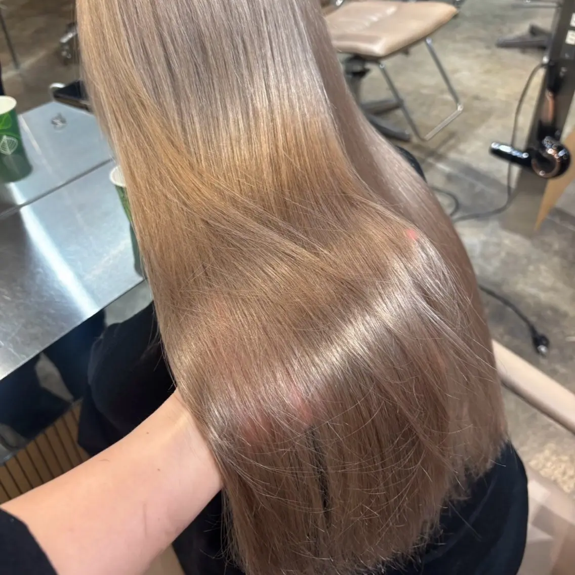 セミロング カラー ヘアカラー 艶ハイトーン/ボブ ラベンダーカラー🪄のヘアスタイル