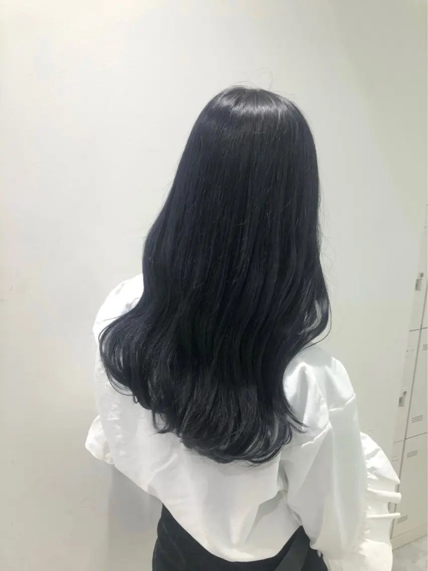 セミロング カラー ヘアアレンジ Over hair_ misakiのヘアスタイル