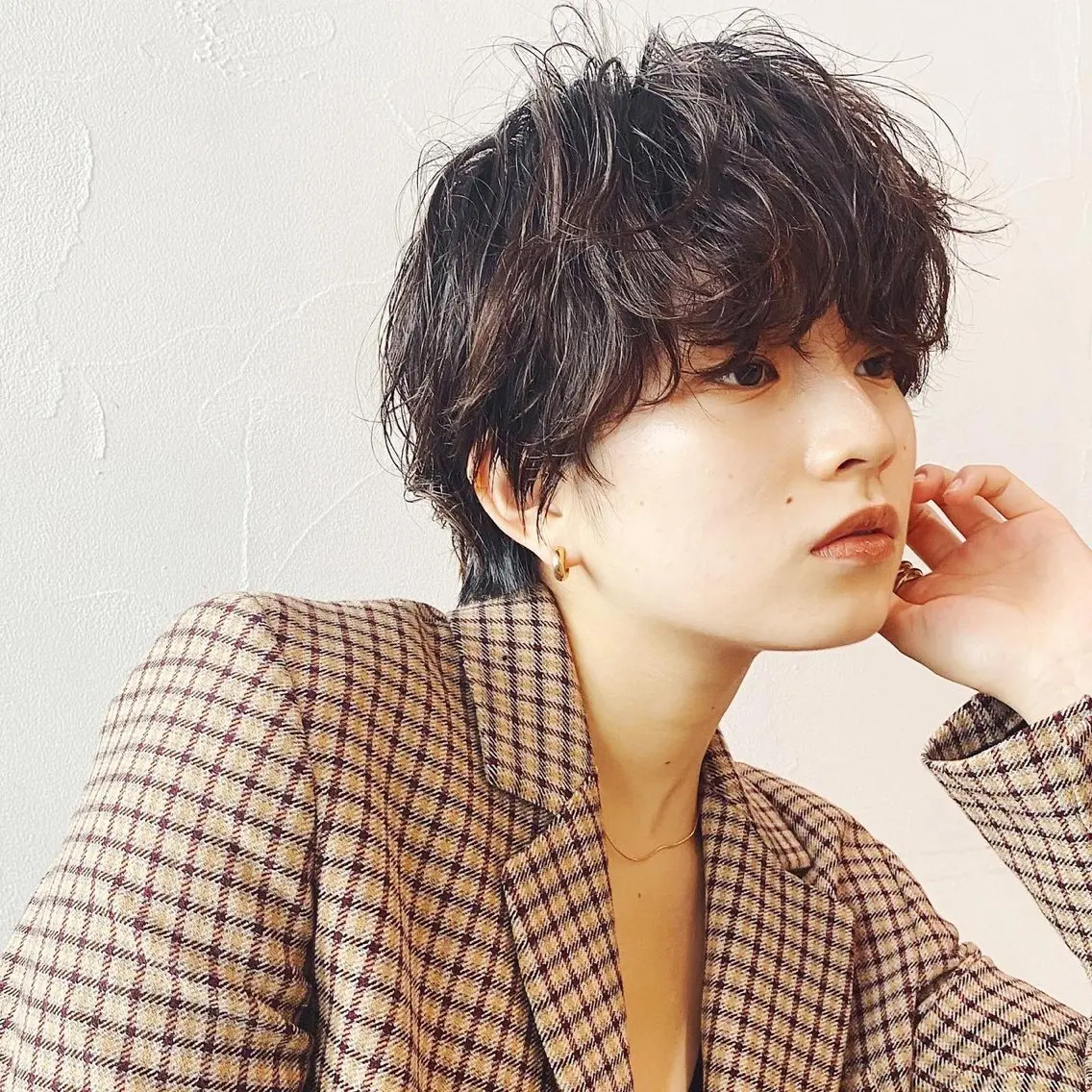 ショート カラー hollo 原宿のヘアスタイル
