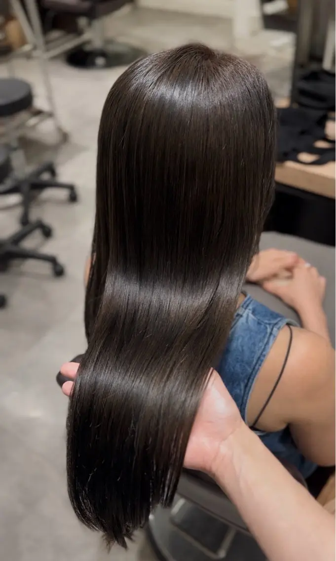 ロング カラー アッシュ アッシュグレー アッシュグレージュ 透明感カラー グレージュ ヘアカラー 艶髪・美髪ケア🫧 表参道/MAYU🪽のヘアスタイル