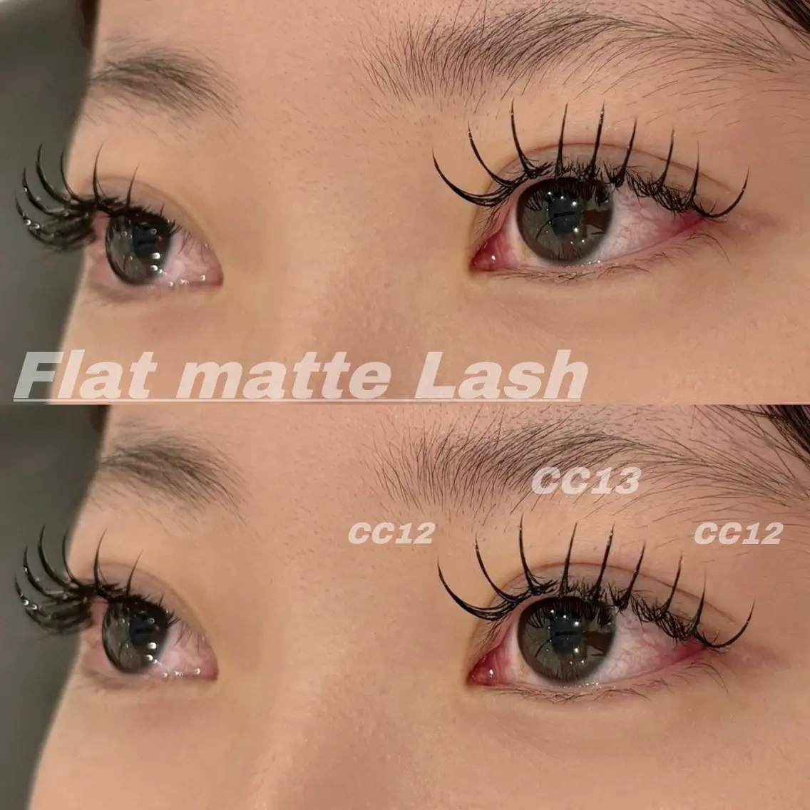 マツエク・マツパ 束感まつ毛 CCカール Cカール フラットラッシュ Eye ELSA lash栄店の眉毛・アイブロウイメージ