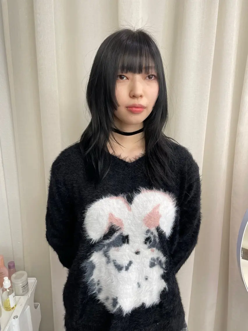 ロング カラー カット ヘアカラー トリートメント レイヤーカット🎀 kanaのヘアスタイル