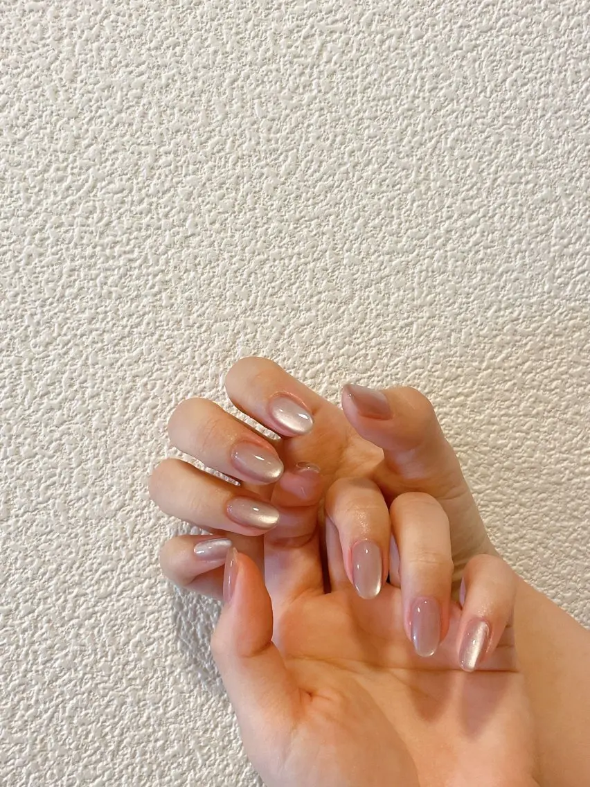 ネイル オーロラネイル フットネイル フレンチネイル ジェルネイル 韓国ネイル ハンドネイル mogunail &blowのネイルデザイン