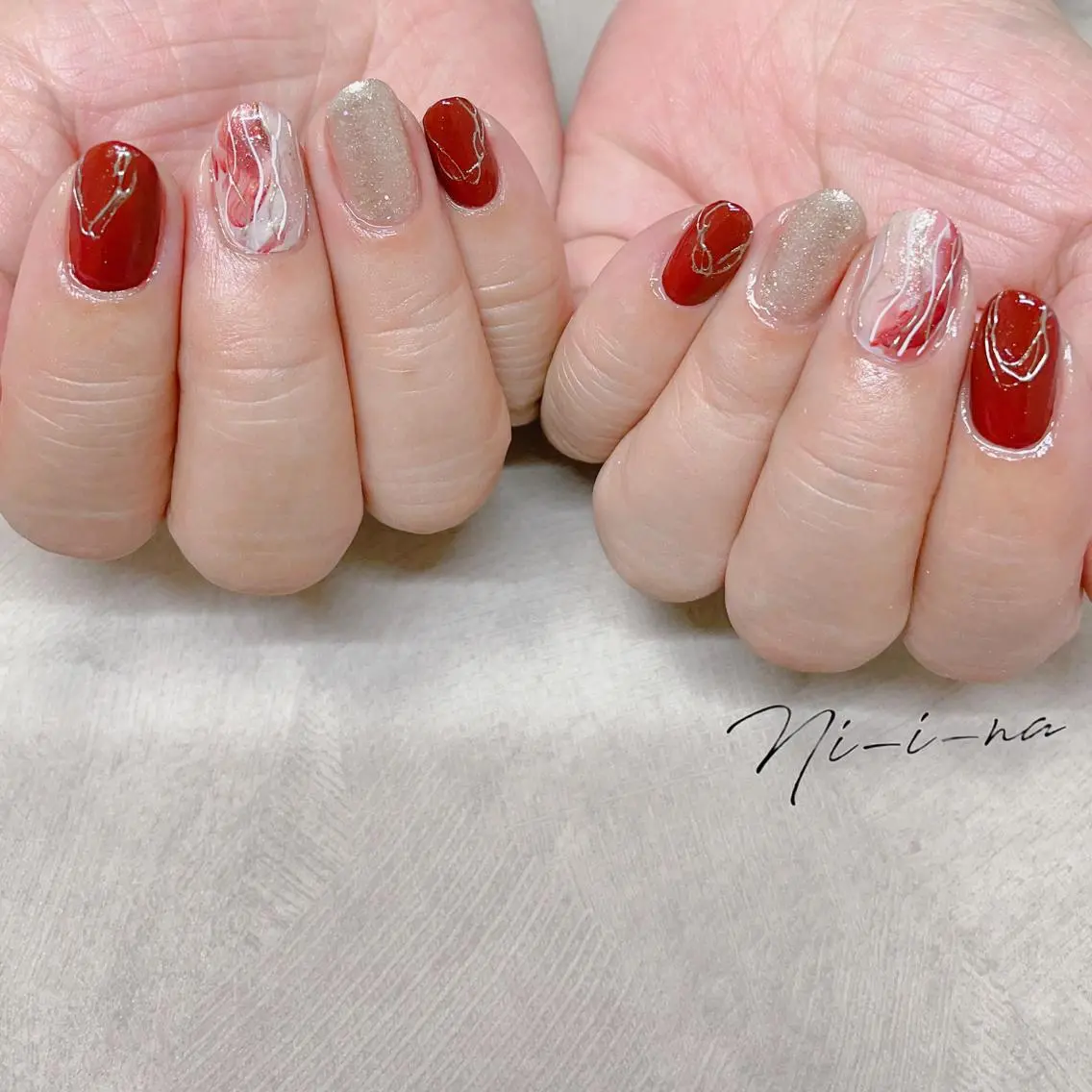 ネイル nail salon Ni-i-naのネイルデザイン