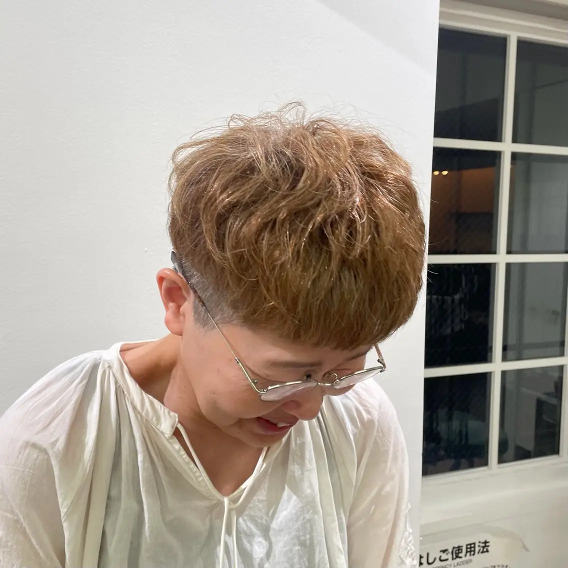 ショート カット パーマ トリートメント 暖色カラー/レイヤー スタイル みはる🌙のヘアスタイル