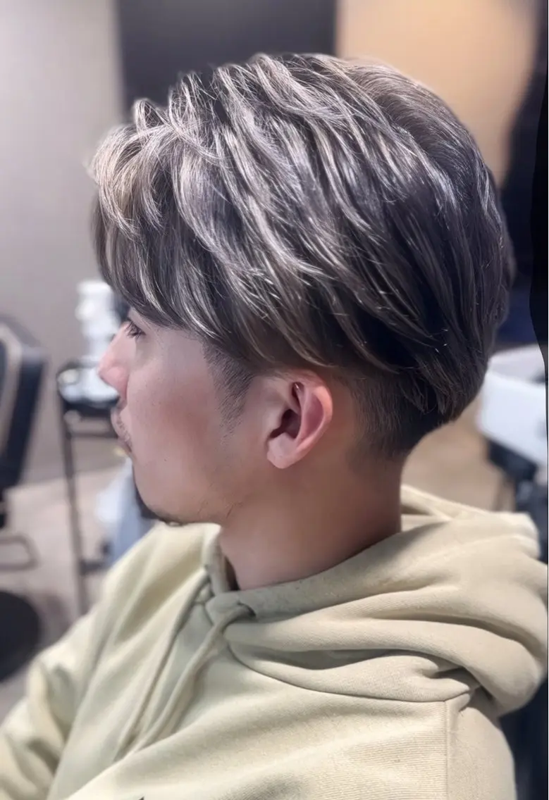 ミディアム カット ヘアカラー 村井隆仁/上品/ 海外風/栄/矢場町のヘアスタイル