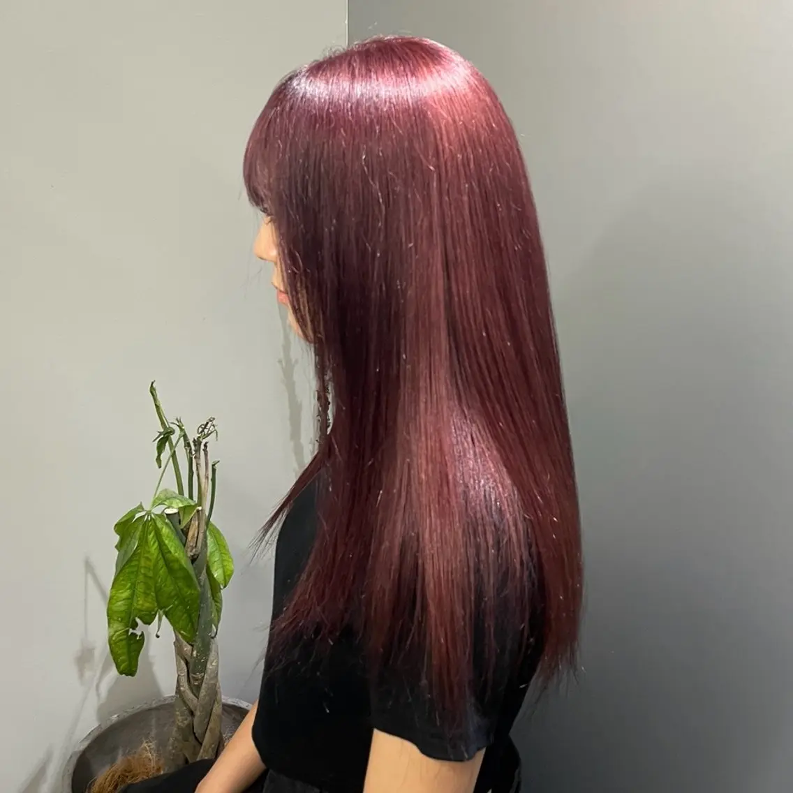 ロング カラー ヘアアレンジ fifth 石川 凪のヘアスタイル