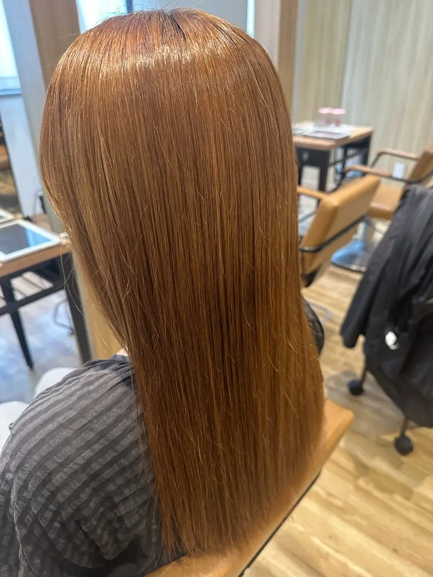 セミロング パーマ カット 縮毛矯正 トリートメント ✨✂️Nori ✂️✨のヘアスタイル