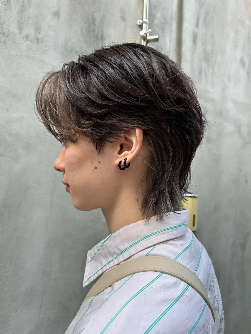 骨格矯正カット＋毛流れパーマ＋トリートメントの写真