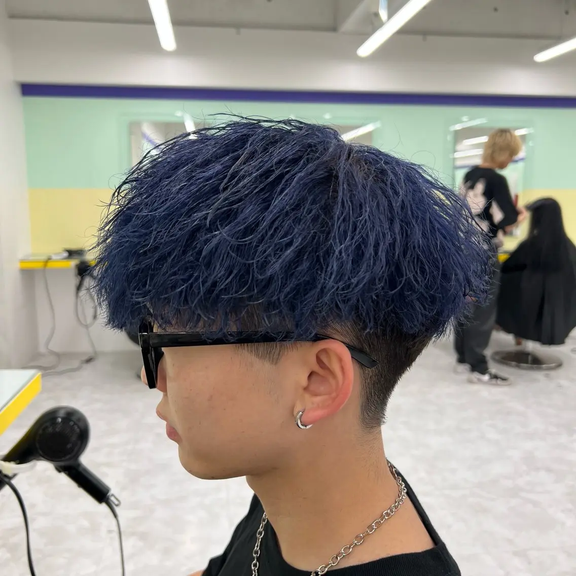 ショート カラー パーマ ヘアアレンジ メンズ キッズ アップバング センターパート メンズハイライト マッシュ メンズパーマ 🔷横浜1のパーマ 職人🔷将太郎のヘアスタイル