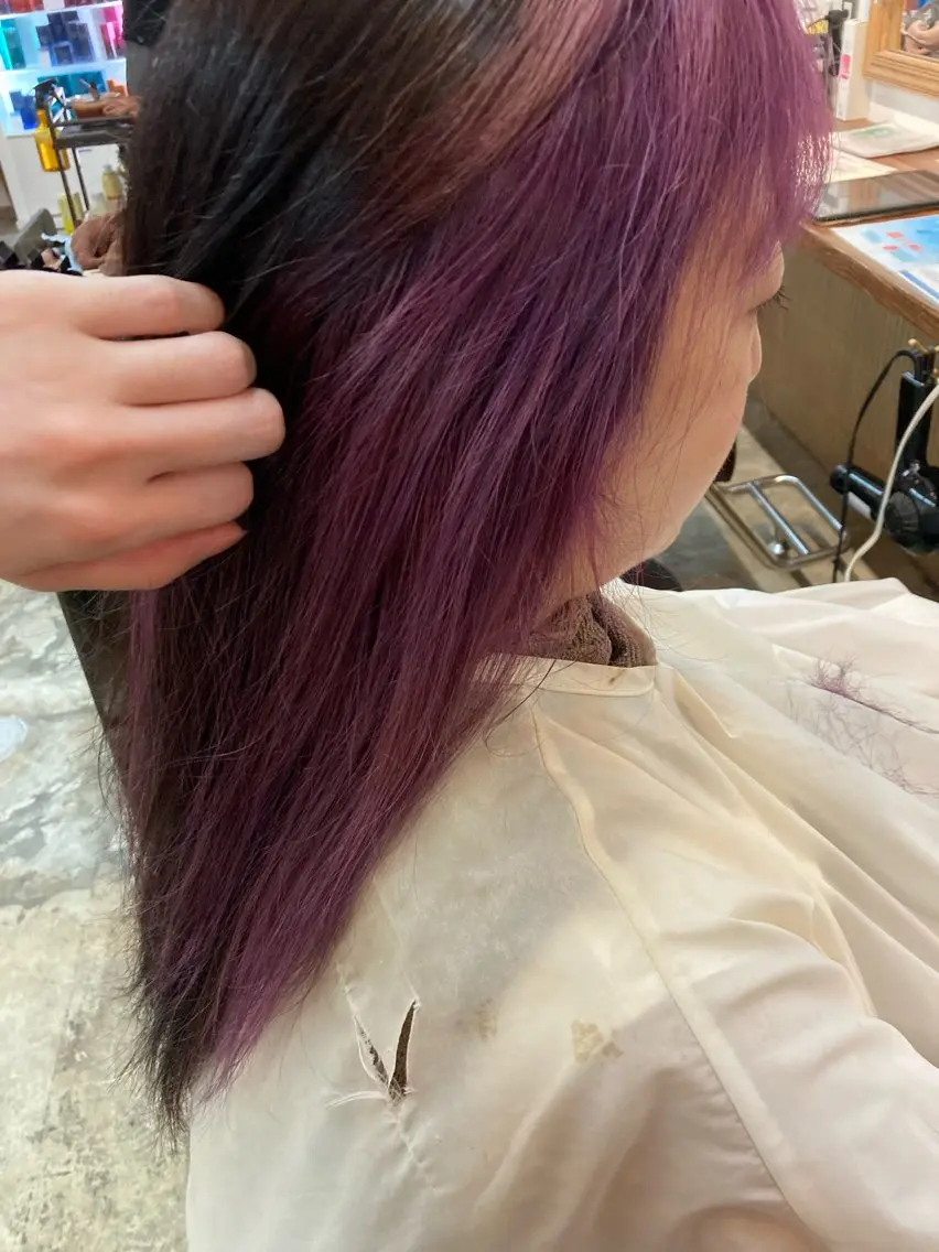 セミロング カット ヘアカラー 💫 シュン💫のヘアスタイル