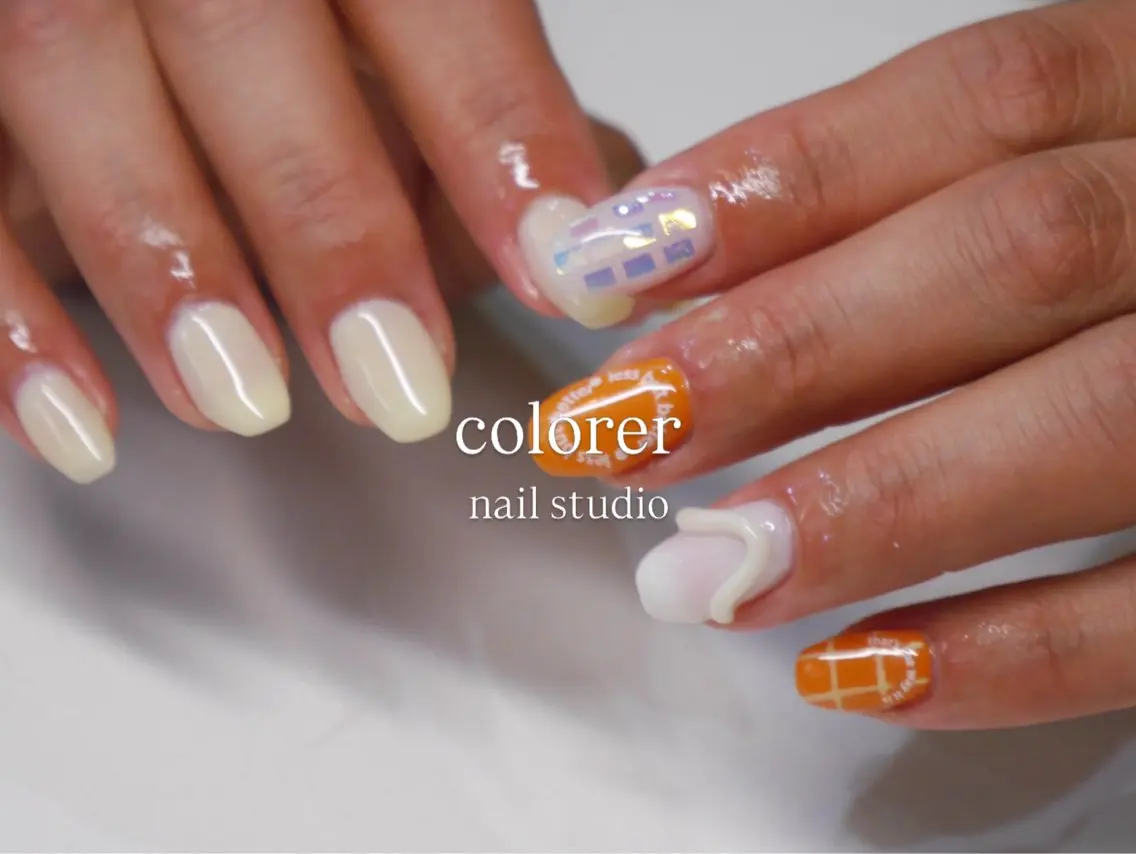 ネイル 𐂃 colorer𐂃のネイルデザイン