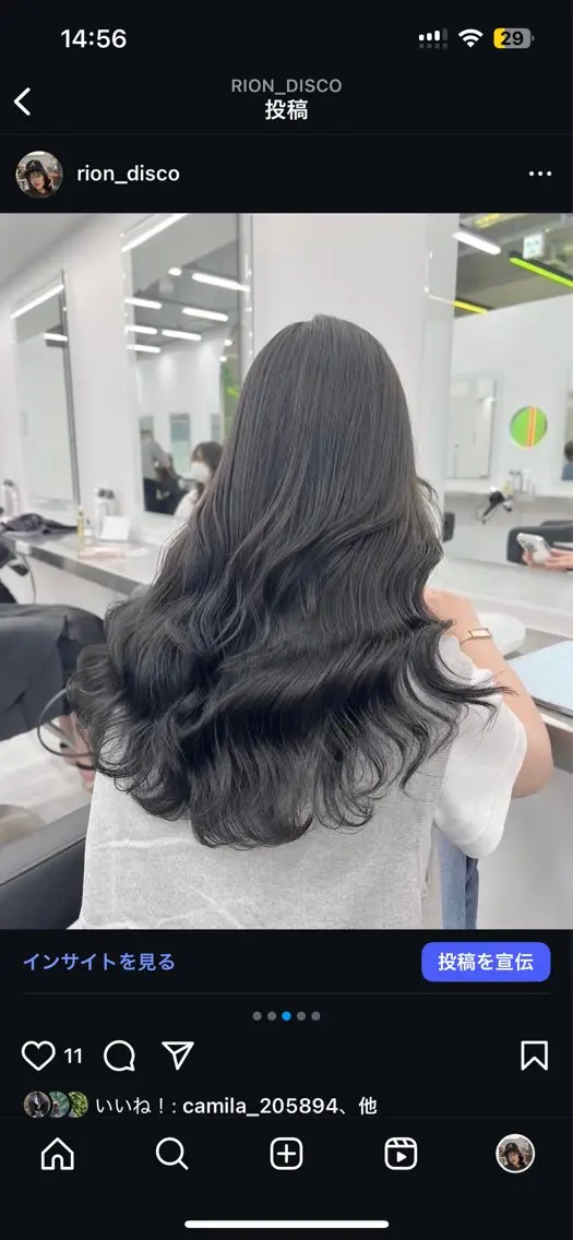 ロング カラー ヘアカラー モテ艶🪄透明感カラ ー🦋RION🦋のヘアスタイル