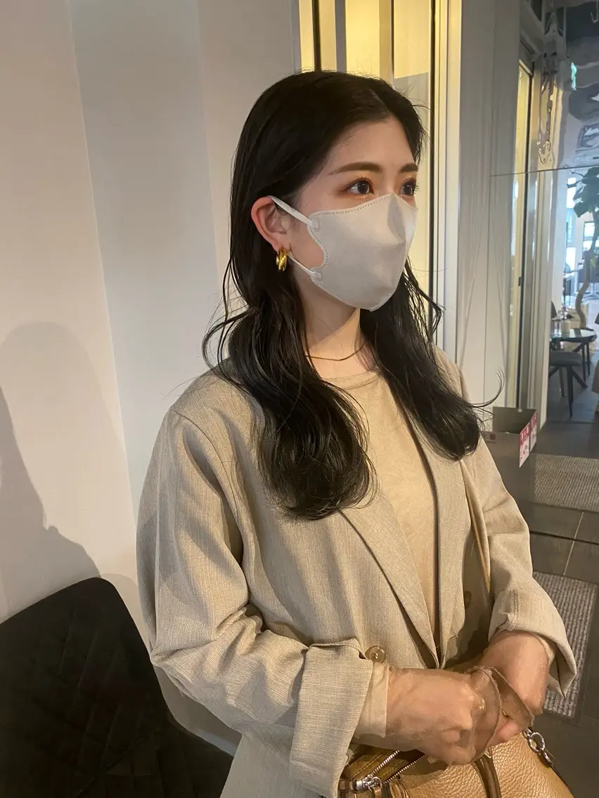 セミロング レイヤーカット 似合わせカット カット ヘアカラー トリートメント 縮毛矯正・ボブ 福島立也のヘアスタイル