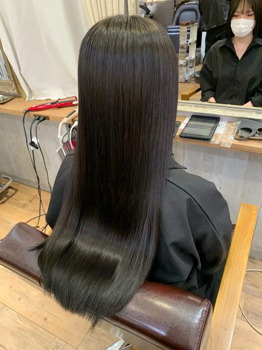 カット+縮毛矯正+業界最高峰TOKIO5stepトリートメントトリートメントの写真