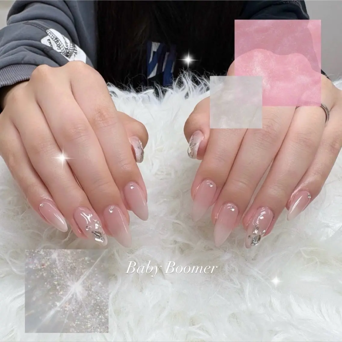 ネイル ハンドネイル cocoro 🖤 Bianca/練馬のネイルデザイン