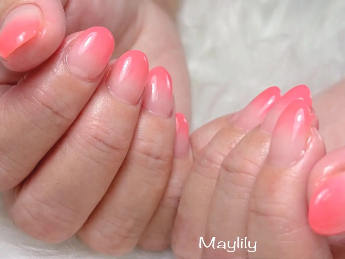 ネイル グラデーション ハンドネイル Nail salon Maylilyのネイルデザイン
