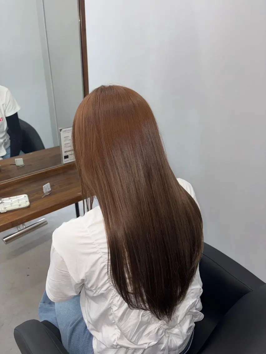 ブリーチなしダブルカラーの写真