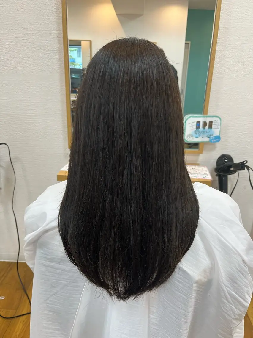 【5月~8月期間限定】カット+うる艶カラー（白髪染めも対応しております⭕️）＋✨紫外線ホームケア付き✨の写真