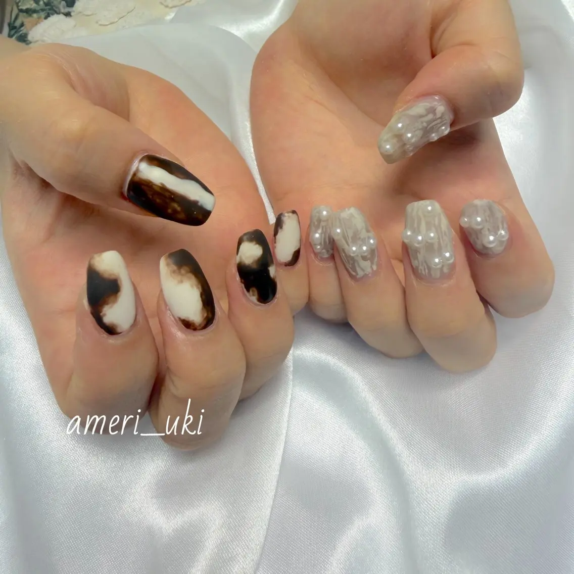 ネイル マットネイル ハンドネイル Ameri nail /UKIのネイルデザイン