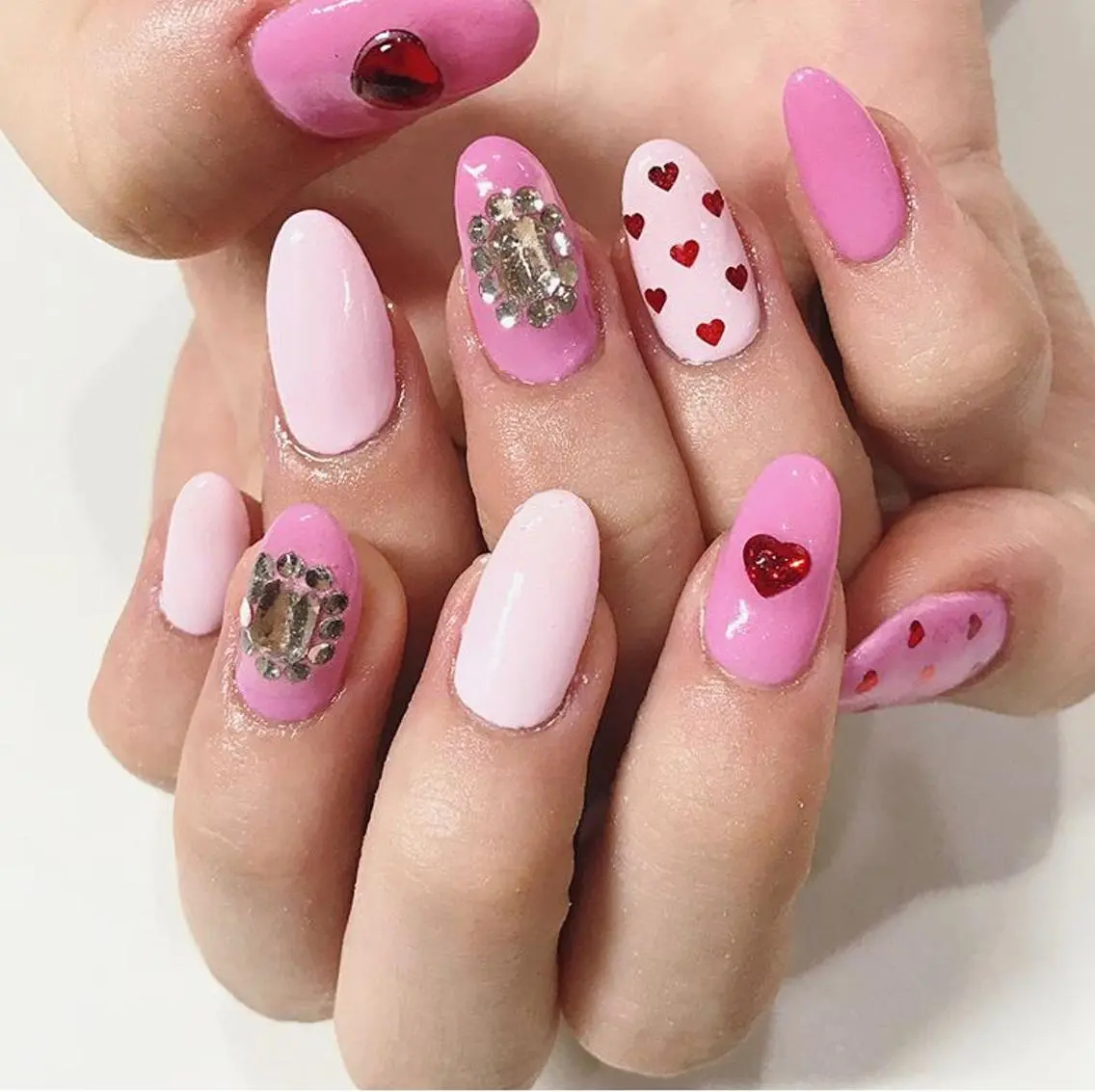 ネイル 渋谷／チップ長さ出し 👑アプレgel-xのネイルデザイン