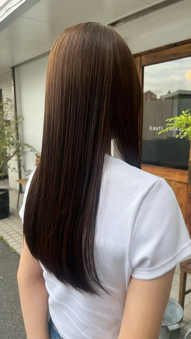 ロング カラー ヘアカラー トリートメント 🫧透明感艶カラー 🥣Ousuke💫のヘアスタイル