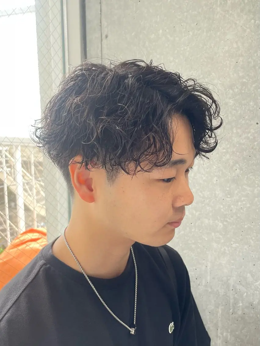 パーマ メンズ メンズモテパーマ💙 fuwaのヘアスタイル