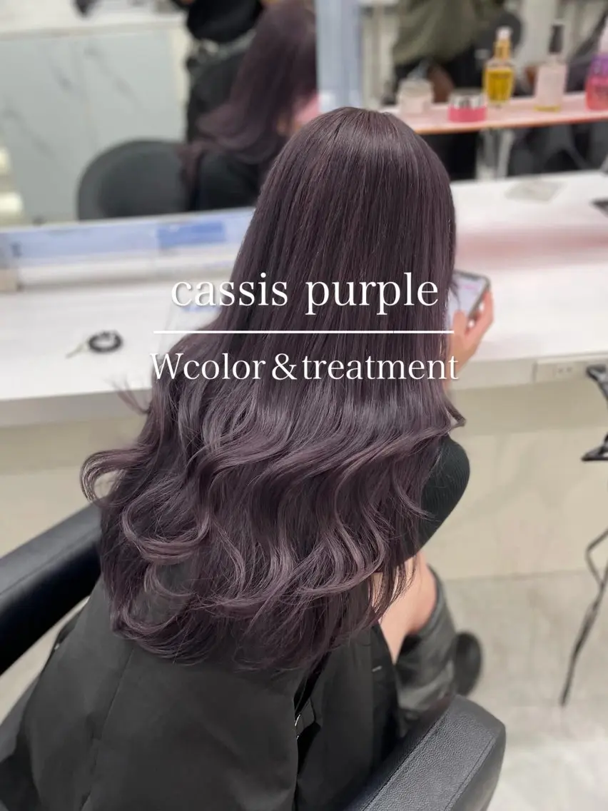 ロング カラー 💜RIO/韓国風 寒色・暖色カラー💜のヘアスタイル