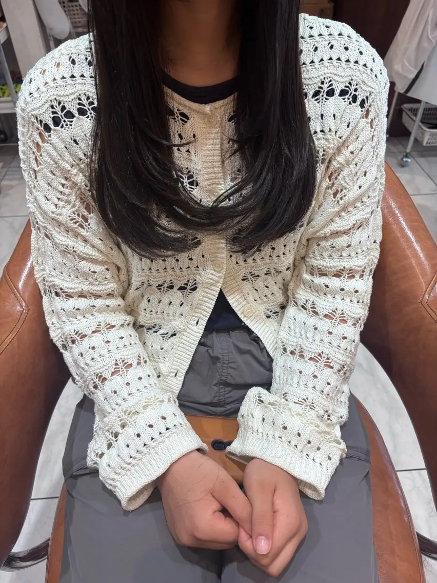 ロング レイヤーカット 吉川 由真のヘアスタイル