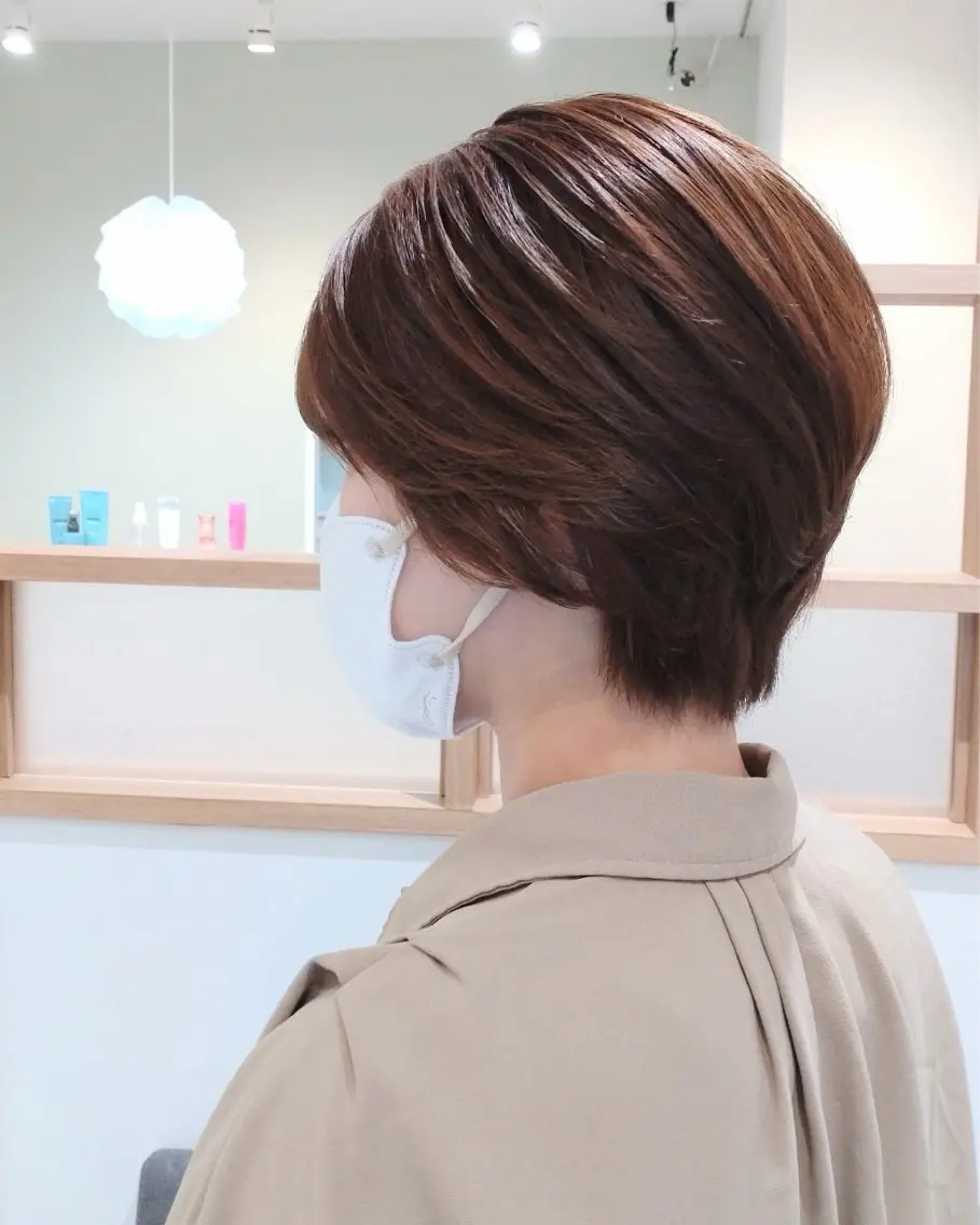 ショート 白澤 流輝のヘアスタイル