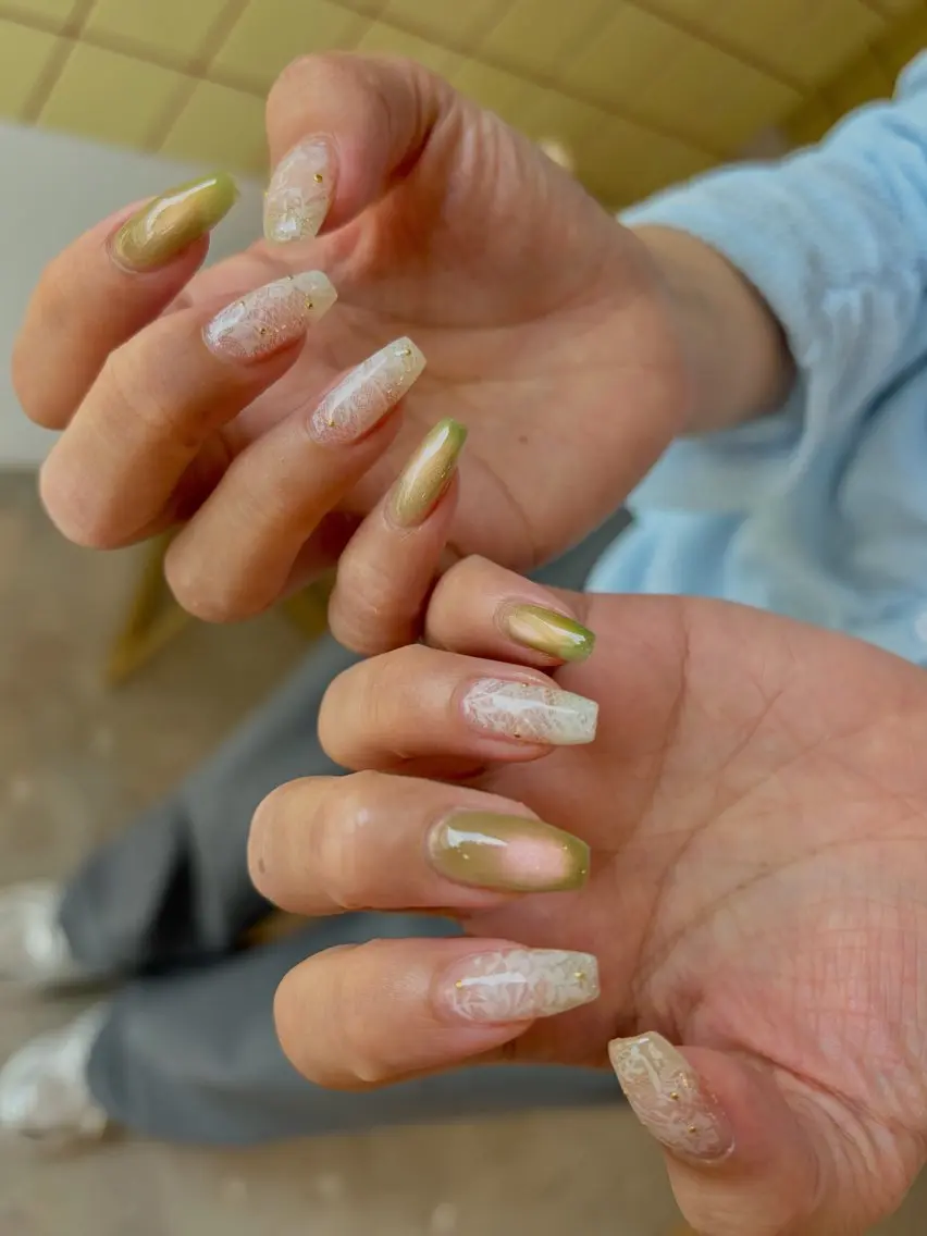 ネイル レース ハンドネイル Bloom Nailのネイルデザイン