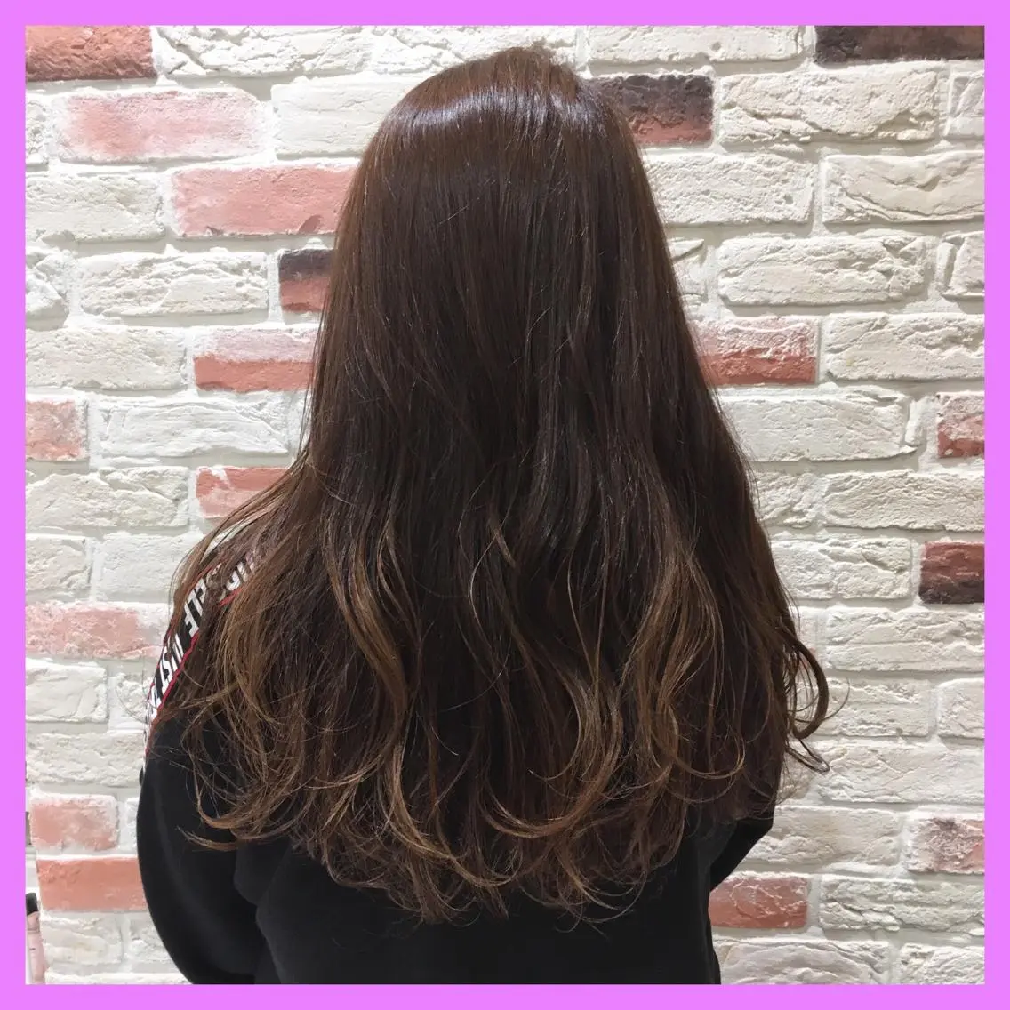 ロング カラー ブリーチ ハイライトカラー ハイライト 推しヘア🎀 NATSUNEのヘアスタイル
