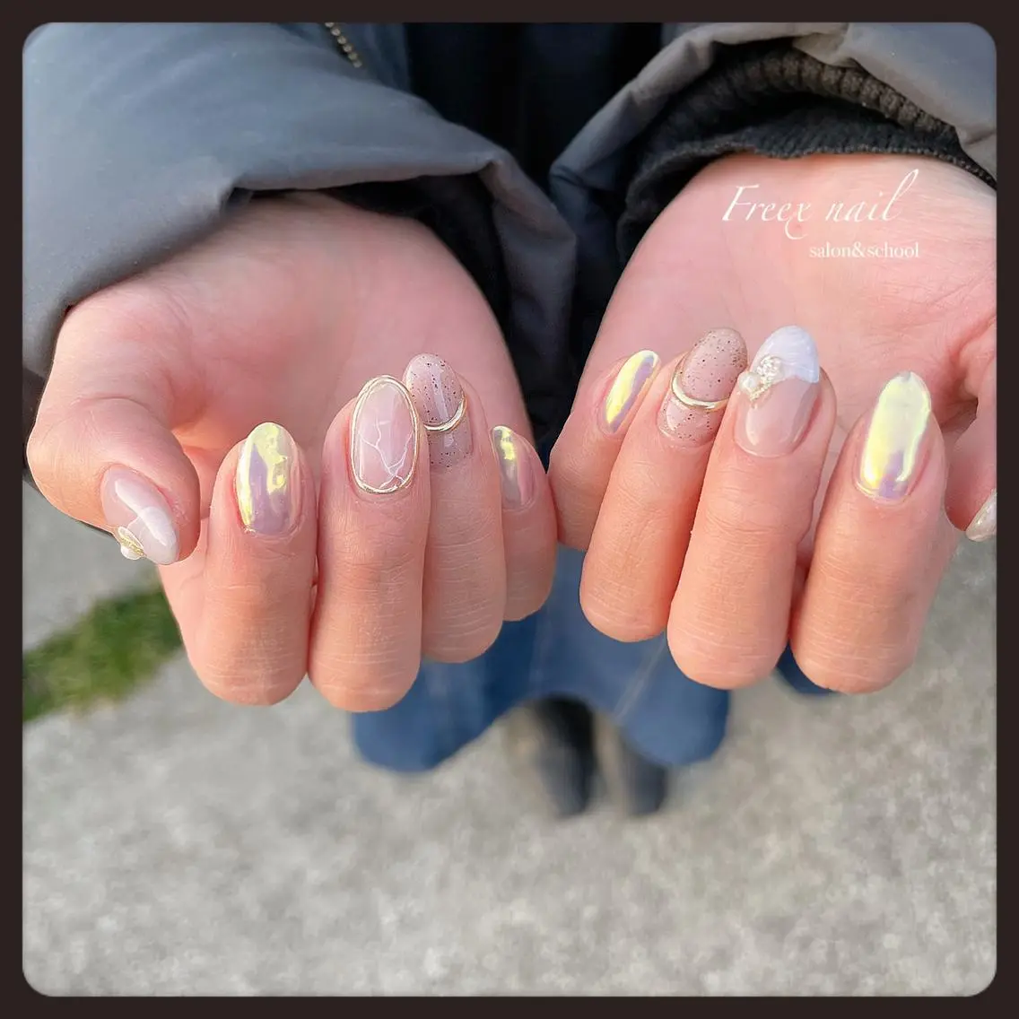 ネイル ニュアンスネイル ハンドネイル ハンドケア freex nail /ニュアンス/個性派のネイルデザイン