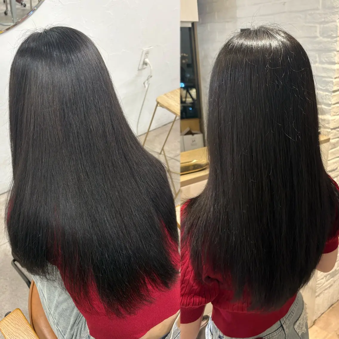 ロング ヘアカラー 韓国風カラー🇰🇷 髪質改善RIKU新宿のヘアスタイル
