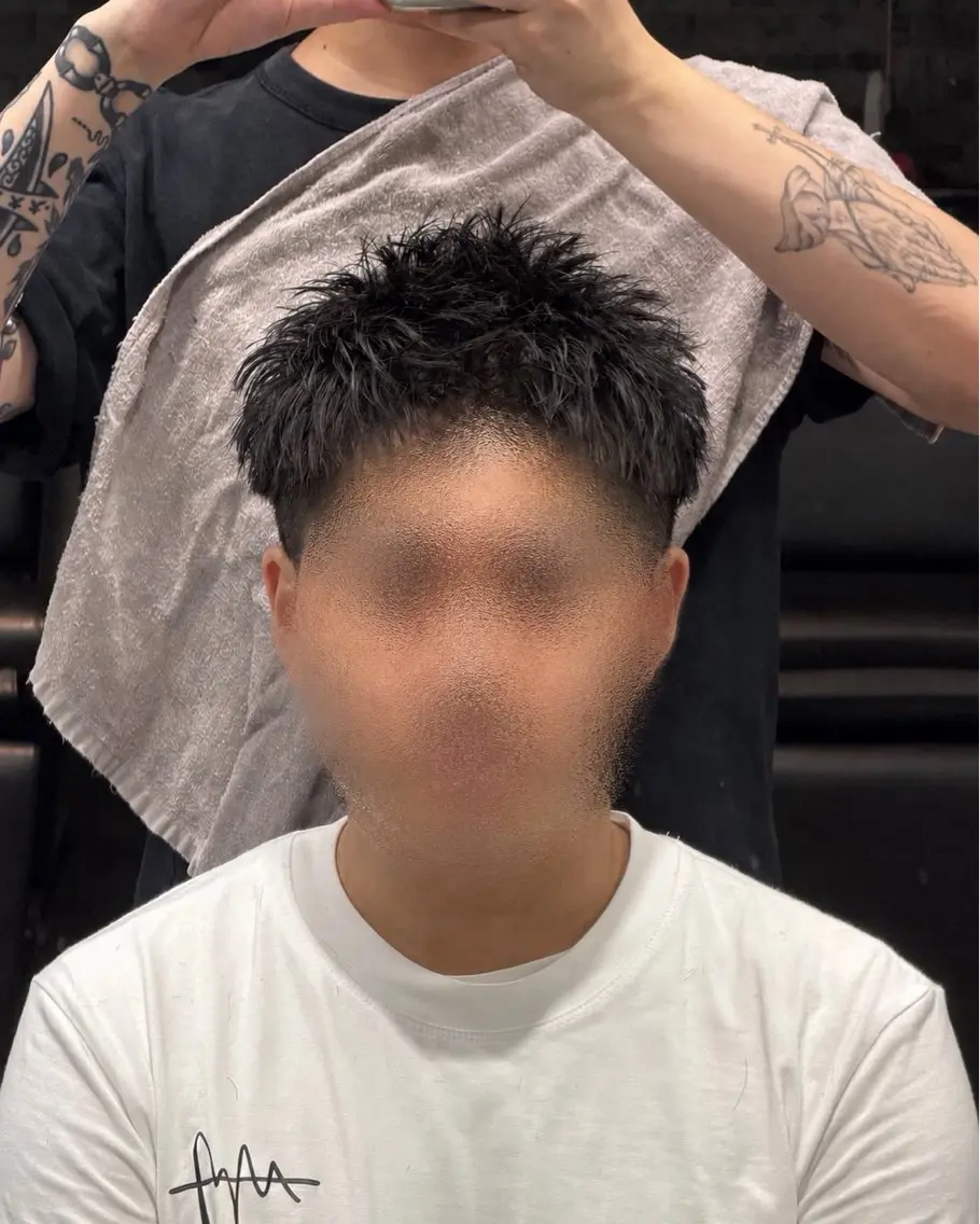 ショート カット メンズ特化／短髪 石飛皓平のヘアスタイル