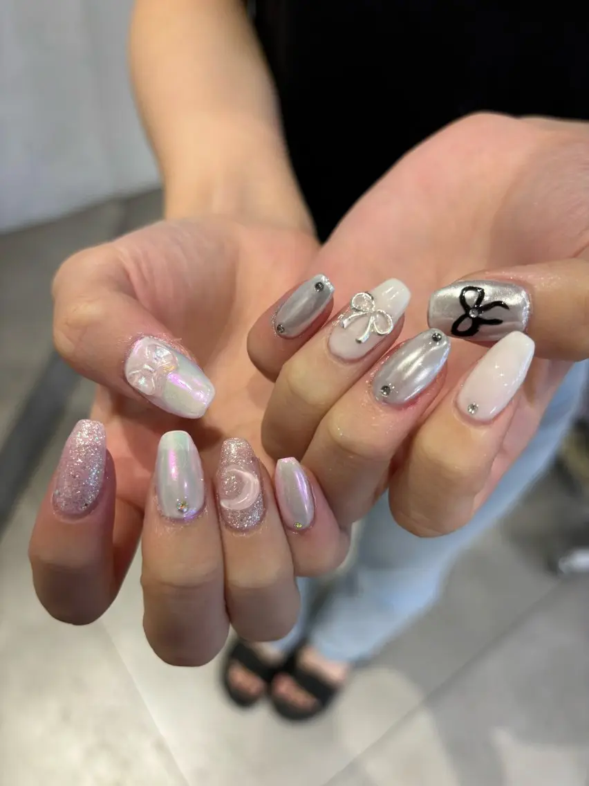 ネイル ハンドネイル ハイトーン/レイヤー nail 百咲💌のヘアスタイル