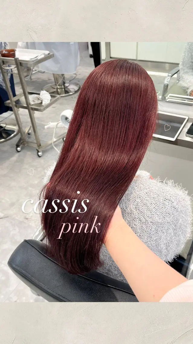 ブリーチ無しでツヤ感のあるピンクカラーにしたい方🎀🩰【wピンクカラー】＋【スタイリング¥0】の写真