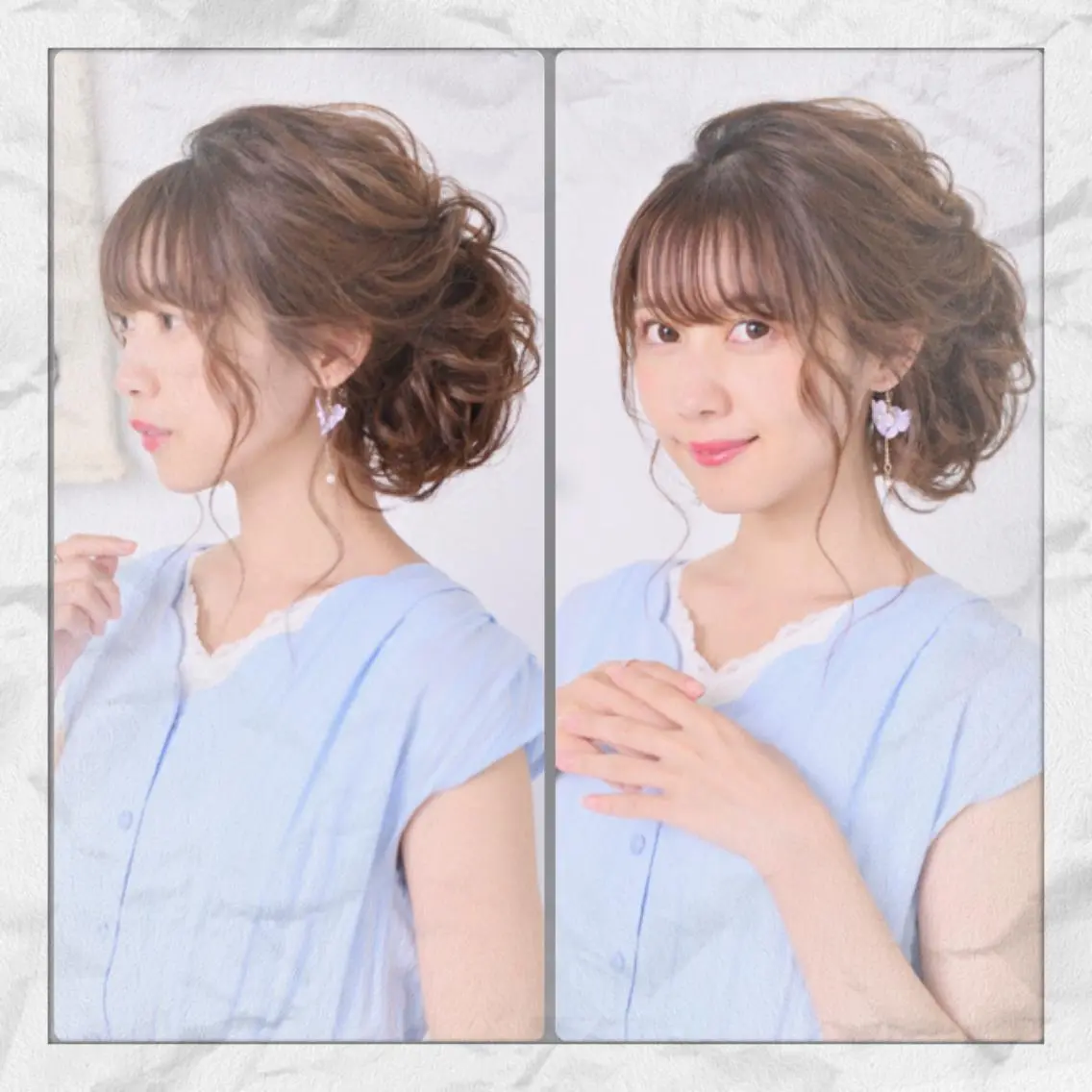 セミロング ヘアセット ヘアセット/着付け 𓇼 まつもと𓇼のその他イメージ