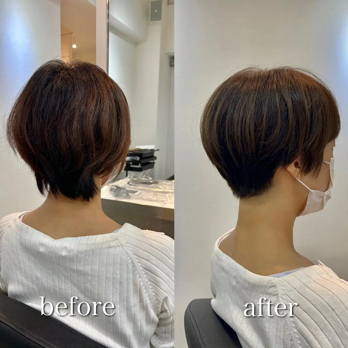 ショート ショートヘア カット ヘアカラー 銀座店長🌟 片山雄太のヘアスタイル