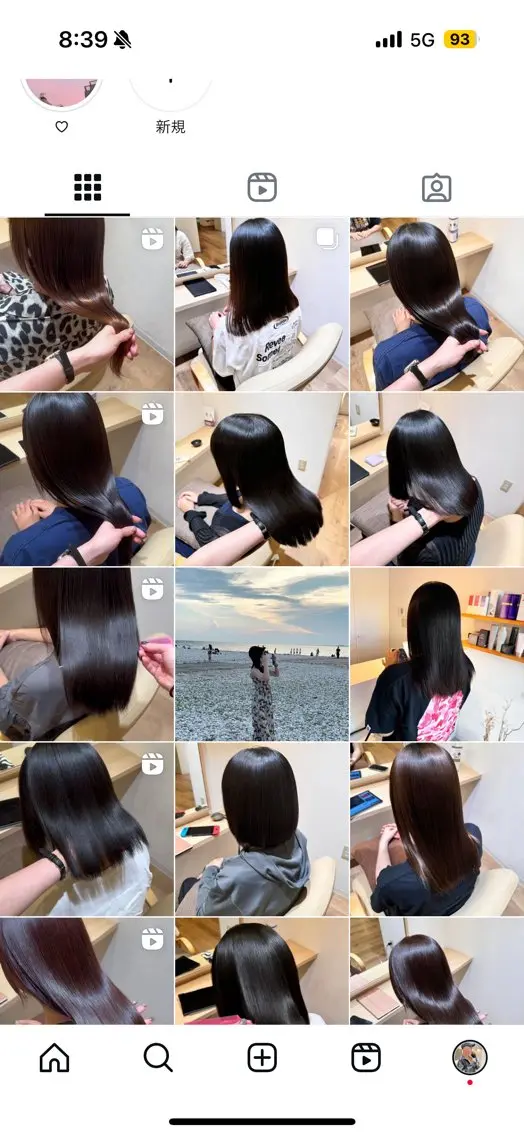 ロング カラー ヘアアレンジ 高田 奈於のマツエク・マツパデザイン