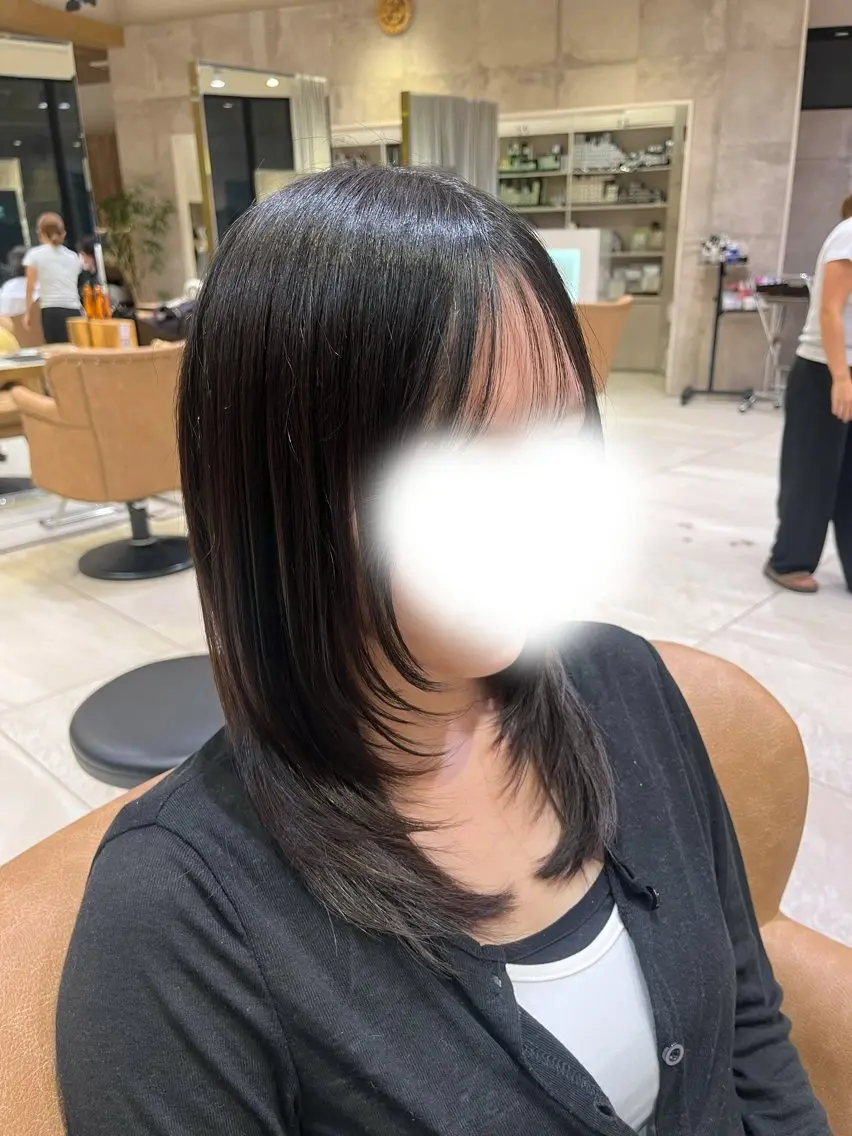 セミロング ボブ／レイヤーモデル 募集中🫧ゆい🌼のヘアスタイル