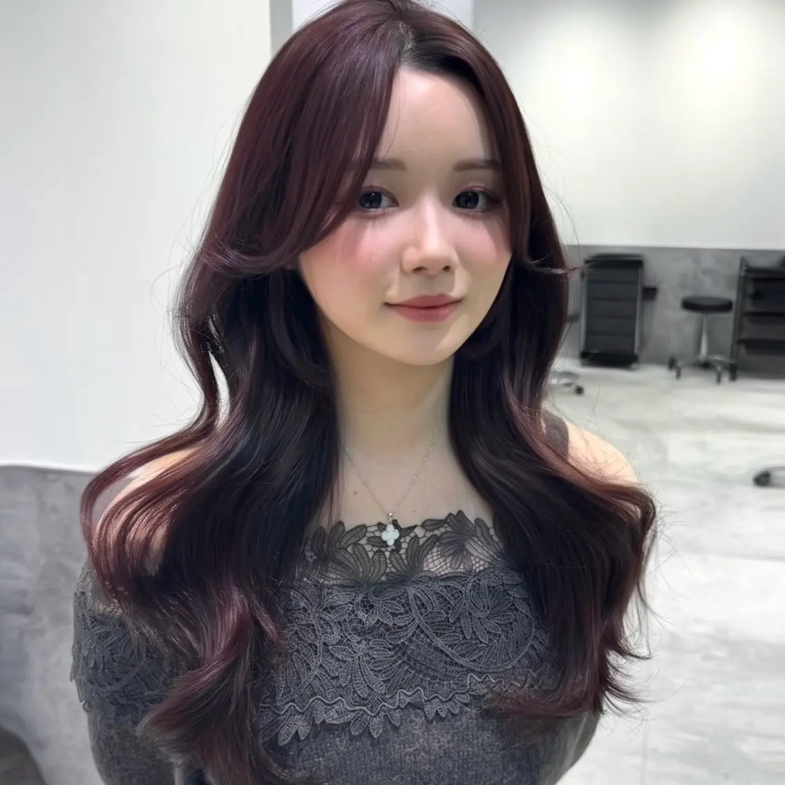 ロング カラー ブリーチ ブラウンカラー ブリーチなしカラー カット ヘアカラー トリートメント 韓国系支持率No.1 レイヤー特化/きょうのヘアスタイル