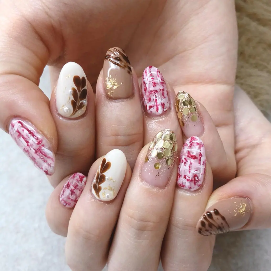 ネイル バレンタイン ハンドネイル MAYME TAMAKIのネイルデザイン